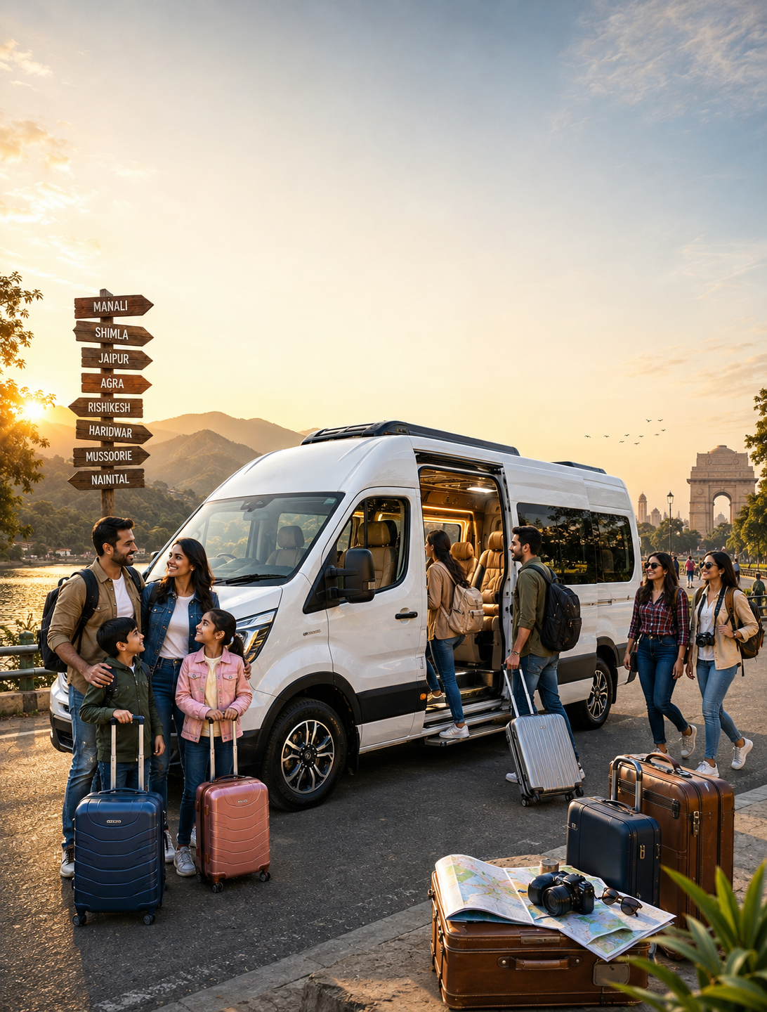 Tempo Traveller Hire in Delhi for Family and Group Tours